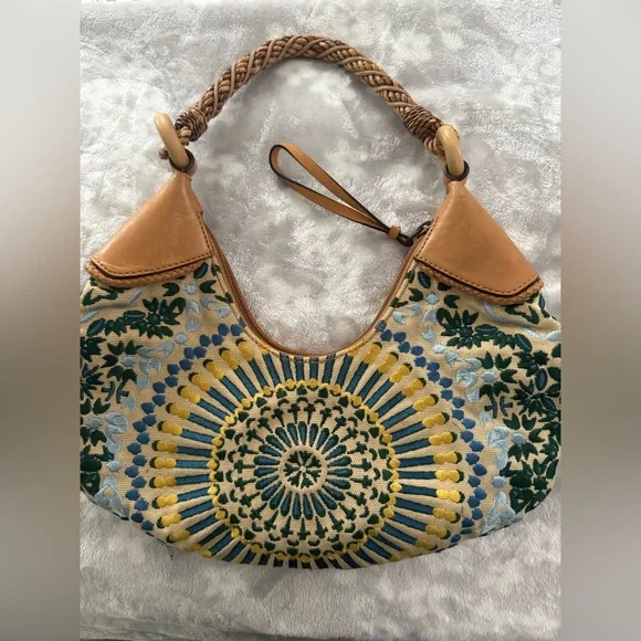 Floral Patterned Hobo Bag - Picture 1 of 5